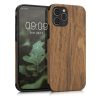 Husa Apple iPhone 12/iPhone 12 Pro, Lemn, Maro, 58298.01