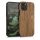 Husa Apple iPhone 12/iPhone 12 Pro, Lemn, Maro, 58298.01