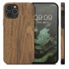 Husa Apple iPhone 12/iPhone 12 Pro, Lemn, Maro, 58298.01