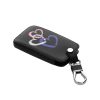 Husa Cheie Auto pentru Renault 4 Butoane - Smart Key, Kwmobile, Multicolor, Piele ecologica, 44637.67