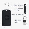 Husa Cheie Auto pentru Renault 4 Butoane - Smart Key, Kwmobile, Multicolor, Piele ecologica, 44637.67