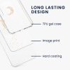 Husa Samsung Galaxy A22 5G, Silicon, Transparent/Auriu, 58363.01