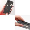 Husa Samsung Galaxy A22 5G, Silicon, Transparent/Auriu, 58363.01