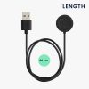 Cablu de incarcare USB pentru Xiaomi Mi Watch Color Sport/Watch S1 Active, Kwmobile, Negru, Plastic, 58354.01