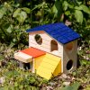 Casuta Navaris pentru hamsteri, Lemn, Multicolor, 58406.01