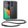 Husa Honor X7, Silicon, Transparent/Negru, 58423.01