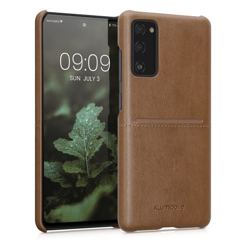 Husa Samsung Galaxy S20 FE, Piele ecologica, Maro, 58502.24