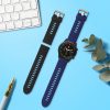Set 2 curele pentru Xiaomi Mi Watch/Mi Watch Color Sport, Kwmobile, Negru/Albastru, Silicon, 58466.01