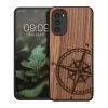 Husa Motorola Moto G52/Moto G82 5G, Lemn, Maro, 58541.01