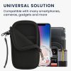 Husa Universala Kwmobile marime XS - 4 inch, Neopren, Negru, 46188.32.01