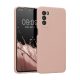 Husa Motorola Moto G52/Moto G82, Silicon, Crem, 58542.10