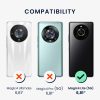 Husa Honor Magic 4 Lite 5G, Silicon, Transparent/Negru, 58581.01