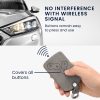 Husa Cheie Auto pentru Renault 4 Butoane, Kwmobile, Gri, Piele ecologica, 48568.17