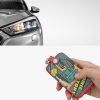 Husa Cheie Auto pentru Renault 4 Butoane - Smart Key, Kwmobile, Multicolor, Piele ecologica, 44637.69