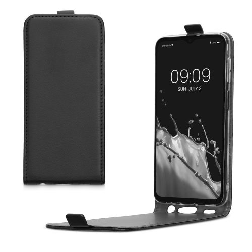 Husa Samsung Galaxy A23, Piele ecologica, Negru, 58617.01