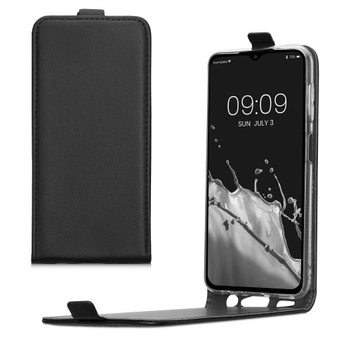 Husa Samsung Galaxy A13, Piele ecologica, Negru, 58616.01