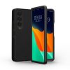 Husa Samsung Galaxy Z Fold 4, Piele ecologica, Negru, 58680.01