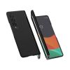 Husa Samsung Galaxy Z Fold 4, Piele ecologica, Negru, 58680.01