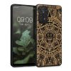 Husa Xiaomi Redmi Note 11 Pro/Redmi Note 11 Pro 5G, Lemn, Maro/Negru, 57381.03