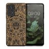 Husa Xiaomi Redmi Note 11 Pro/Redmi Note 11 Pro 5G, Lemn, Maro/Negru, 57381.03