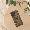 Husa Xiaomi Redmi Note 11 Pro/Redmi Note 11 Pro 5G, Lemn, Maro/Negru, 57381.03