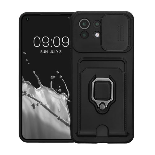 Bumper Xiaomi 11 Lite 5G NE/Mi 11 Lite 5G, Silicon, Negru, 57718.01