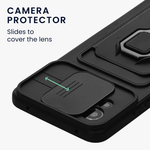 Bumper Xiaomi 11 Lite 5G NE/Mi 11 Lite 5G, Silicon, Negru, 57718.01