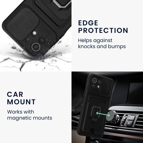 Bumper Xiaomi 11 Lite 5G NE/Mi 11 Lite 5G, Silicon, Negru, 57718.01