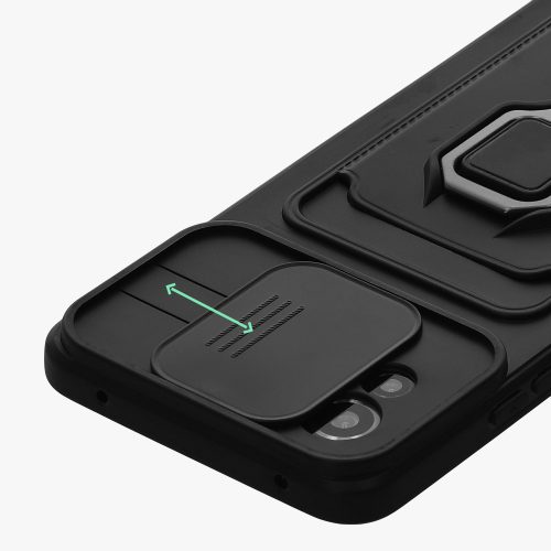 Bumper Xiaomi 11 Lite 5G NE/Mi 11 Lite 5G, Silicon, Negru, 57718.01