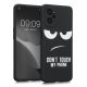 Husa Realme 9i, Silicon, Negru/Alb, 58694.01