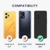 Husa Realme 9i, Silicon, Negru/Alb, 58694.01