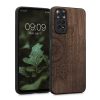 Husa Xiaomi Redmi Note 11/Redmi Note 11s, Lemn, Maro, 57386.03