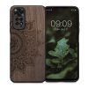 Husa Xiaomi Redmi Note 11/Redmi Note 11s, Lemn, Maro, 57386.03