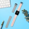 Set 2 curele pentru Huami Amazfit Bip S/Amazfit Bip S Lite, Kwmobile, Roz/Gri, Silicon, 53859.09