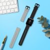 Set 2 curele pentru Huami Amazfit Bip S/Amazfit Bip S Lite, Kwmobile, Negru/Gri, Silicon, 53859.08