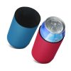 Set 2 Huse termice pentru doze de 500 ml, Kwmobile, Albastru/Rosu, Neopren, 55734.04