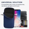 Husa Universala Kwmobile marime XXL - 7 inch, Neopren, Albastru, 58700.5.17