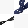 Set 2 curele pentru Huami Amazfit Bip S/Amazfit Bip S Lite, Kwmobile, Negru/Albastru, Silicon, 58717.01