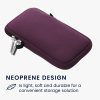 Husa Universala Kwmobile marime L - 6,5 inch, Neopren, Violet, 58700.3.114
