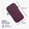 Husa Universala Kwmobile marime L - 6,5 inch, Neopren, Violet, 58700.3.114
