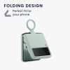 Husa Samsung Galaxy Z Flip 3, Silicon, Verde, 58783.200