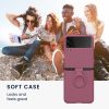 Husa Samsung Galaxy Z Flip 3, Silicon, Roz, 58783.167