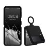 Husa Samsung Galaxy Z Flip 3, Silicon, Negru, 58783.01