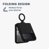Husa Samsung Galaxy Z Flip 3, Silicon, Negru, 58783.01