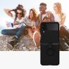 Husa Samsung Galaxy Z Flip 3, Silicon, Negru, 58783.01
