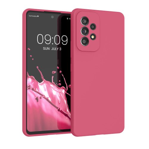 Husa Samsung Galaxy A53 5G, Silicon, Roz, 57835.238