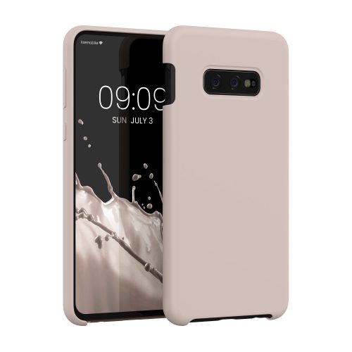 Husa Samsung Galaxy S10e, Silicon, Crem, 47944.225