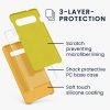 Husa Samsung Galaxy S10, Silicon, Galben, 47732.191