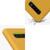 Husa Samsung Galaxy S10, Silicon, Galben, 47732.191
