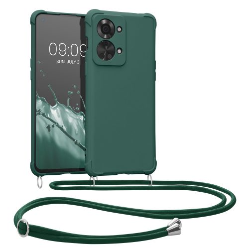 Husa OnePlus Nord 2T, Silicon, Verde, 58770.80